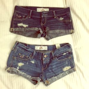 Hollister denim shorts!